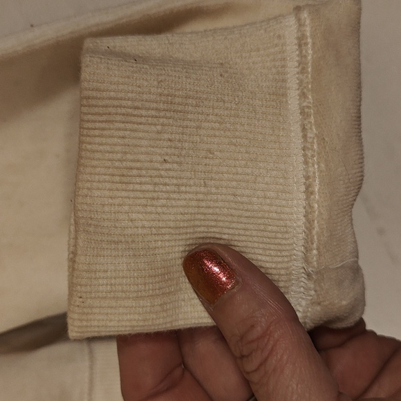 Victorias Secret PINK cream silver hoody jacket sz small - Picture 7 of 7